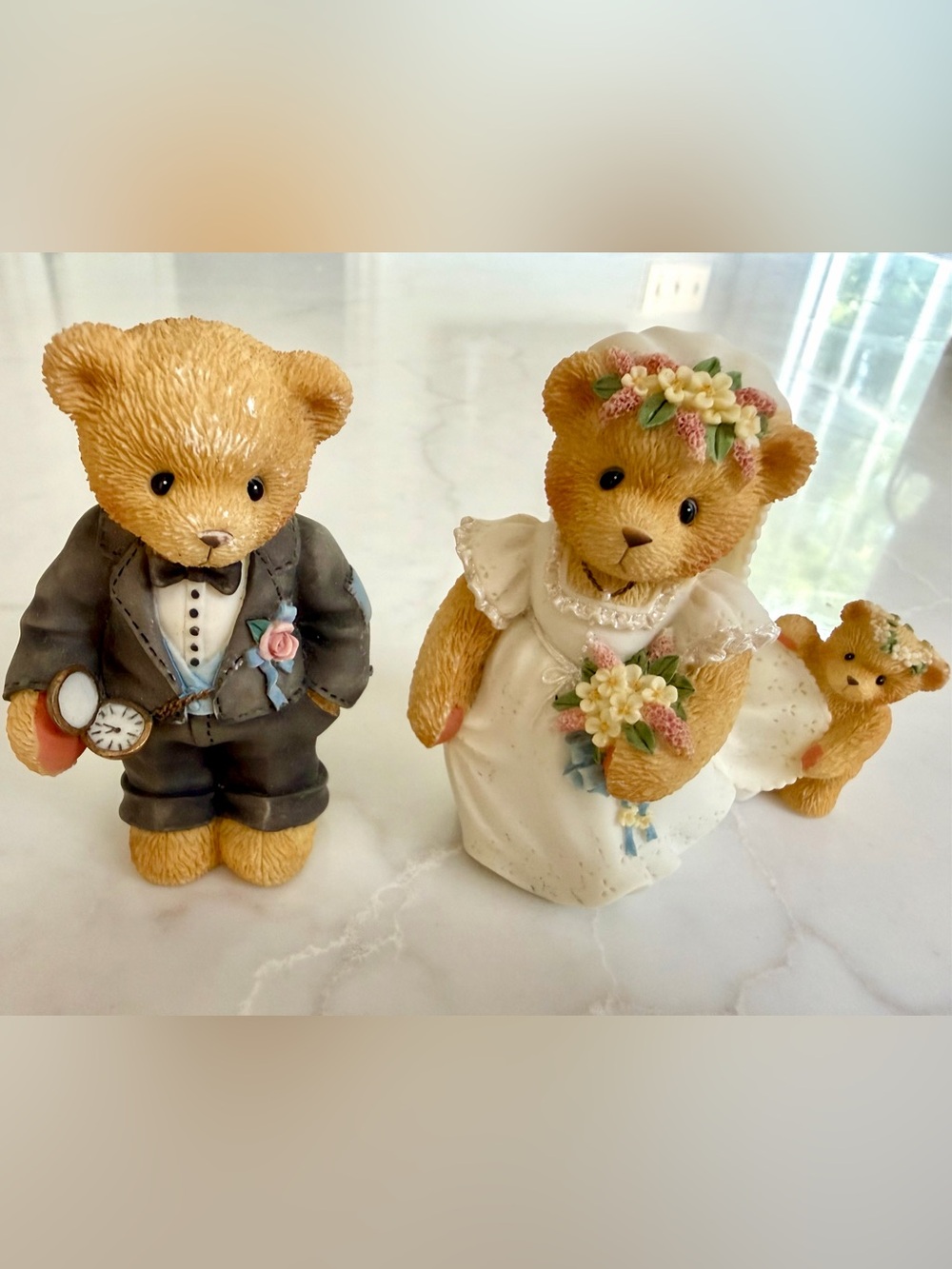 Cherished Teddies Bride and Groom Set